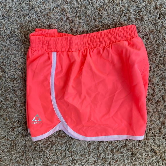 Gerry Neon Coral Athletic Shorts Swim Coverup - Picture 6 of 7